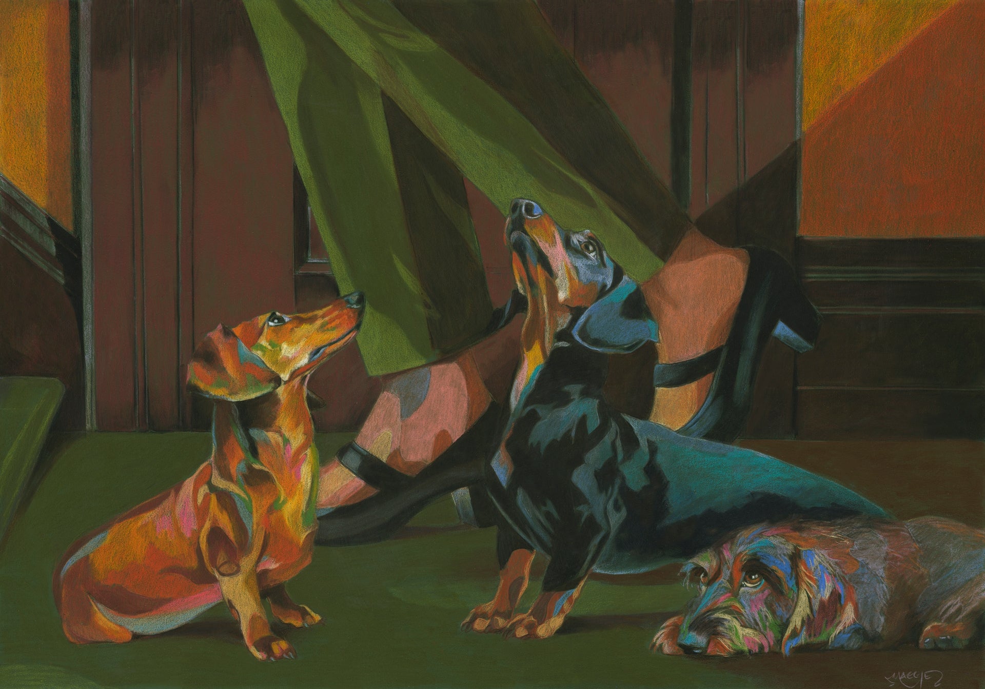June's Dachshunds